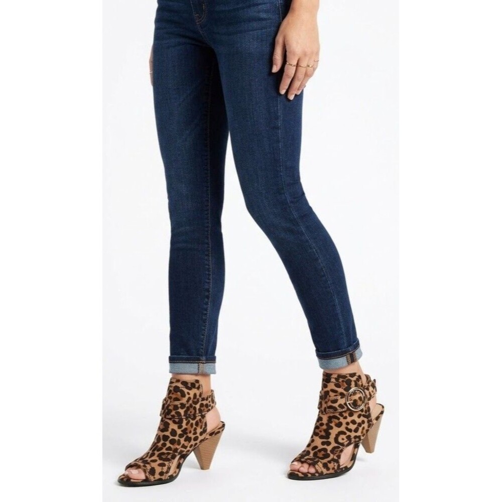 Comfort Est 1946 Women's Leopard Cone Heels Bootie Buckle Peep Open Toe 10 Wide